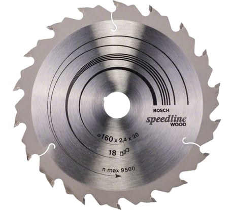 Диск пильный по древесине 160х20 мм Bosch 2.608.640.787