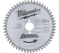 Пильный диск 190/30 мм, 54 зуба Milwaukee 4932346512