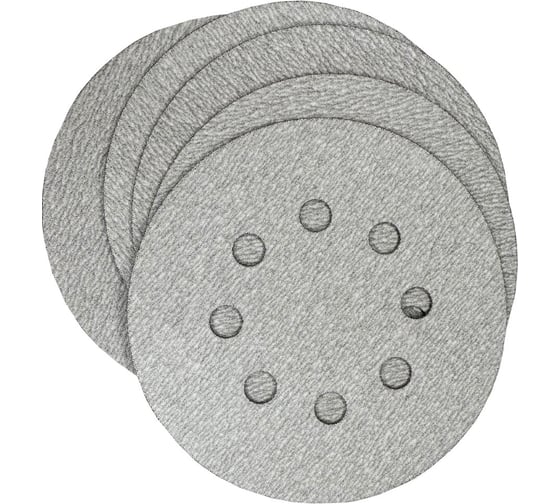 Диск шлифовальный White на бумажной основе 8 отверстий, 125 мм, Р180 Abraforce 164924 1