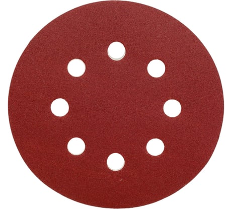 Шлифлист круг 125 мм, Р240 для дерева, 10 штук ВОЛАТ 80010-240