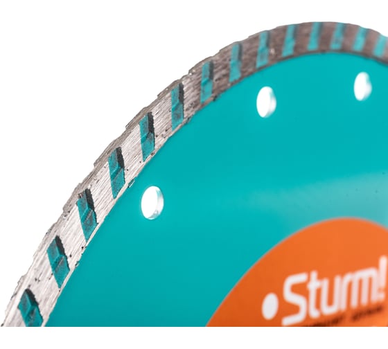 Диск алмазный Turbo по железобетону (230х22.2/20 мм) Sturm 9020-04-230x22-T