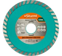 Диск алмазный Turbo wave по железобетону (125х22.2/20 мм) Sturm 9020-04-125x22-TW