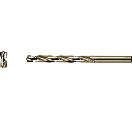 Сверло по металлу НSS-Co DIN 338 (10 шт; 4.5x47x80 мм) Heller 21286