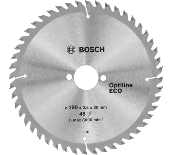 Диск пильный по древесине 190x30 мм Bosch 2.608.641.790