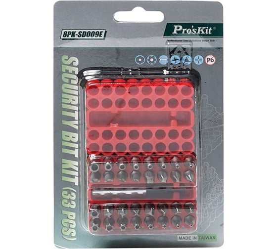 Набор бит Pro'sKit ProsKit 8PK-SD009E C00040075 00321248 00464615
