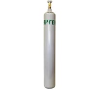 Баллон ООО "ПК "РИФ" 10 л (133) (плоск. дно, серый., W27.8) Аргон с ВК РИФ10Ар