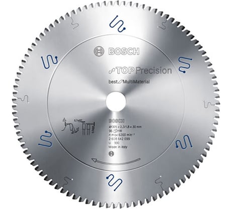 Диск пильный универсальный 254x30 мм Bosch 2.608.642.098