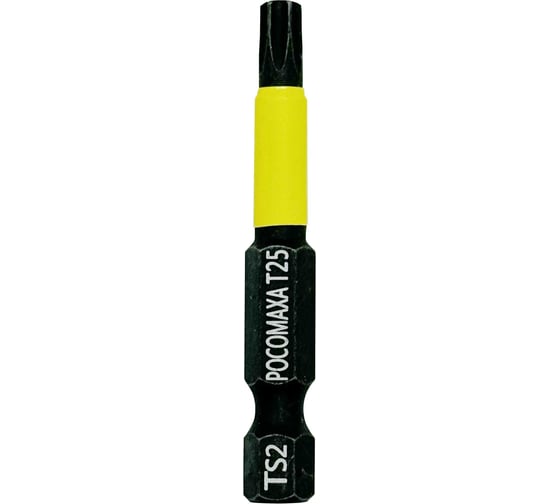Магнитная ударная бита TORX25, 50 мм, 10 шт РОСОМАХА 332550 1