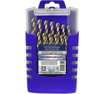 Набор свёрл по металлу с титановым покрытием HSS-Tin 25 шт.Heller 28891