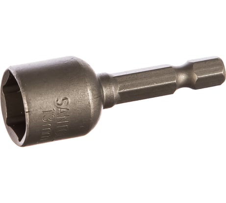 Ключ-насадка магнитная CrV 13 мм, 48 мм SANTOOL 031508-048-013