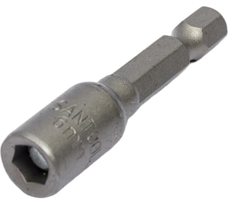 Ключ-насадка магнитная CrV 6 мм, 48 мм SANTOOL 031508-048-006