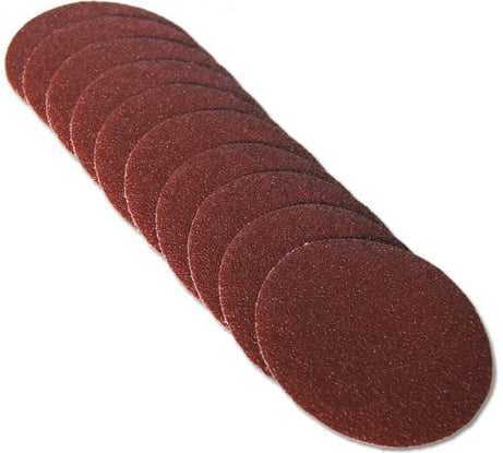 Круг абразивный под "липучку" 125 мм, P40 425-500 мкм, 10 шт. SANTOOL 060201-125-040