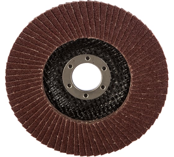 Круг лепестковый торцевой по металлу 125x22 мм, P80 SANTOOL 060203-125-080