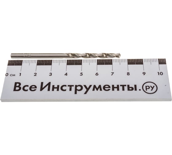 Сверло полированное HSS 3,7 мм, 10 шт. SANTOOL 031901-010-037