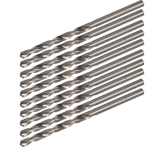 Сверло по металлу (10 шт; 3.5х30х79 мм) Sturm 1055-04-3S5-SS10
