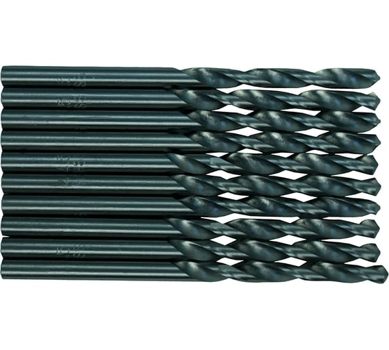 Сверло по металлу (10 шт; 4.5х47х80 мм) Sturm 1055-04-4S5-SS10 1
