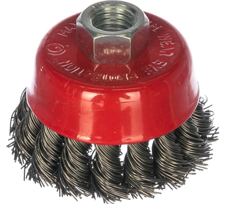 Щетка-крацовка скрученная проволока, 65 мм, М14 РемоКолор 45-1-201