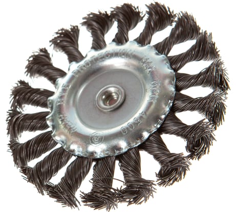 Щетка-крацовка со шпилькой для дрели, 100 мм РемКолор 45-3-210