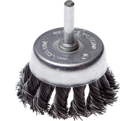 Щетка-крацовка со шпилькой для дрели, 65 мм РемоКолор 45-2-506