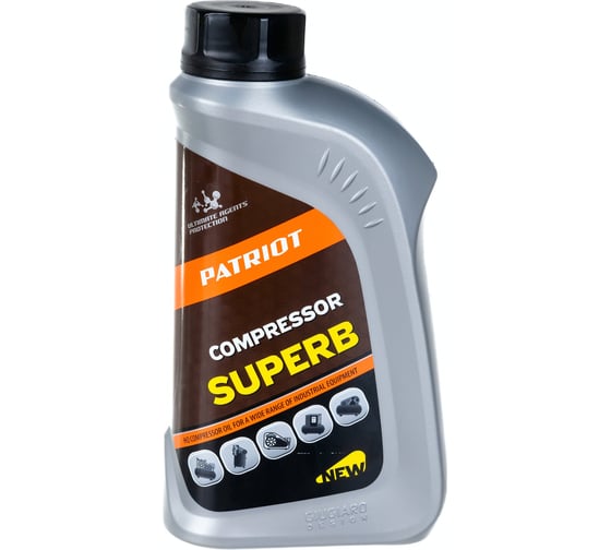 Масло компрессорное 1 л PATRIOT COMPRESSOR OIL GTD - выгодная цена, отзывы, характеристики, фото - купить в Москве и РФ