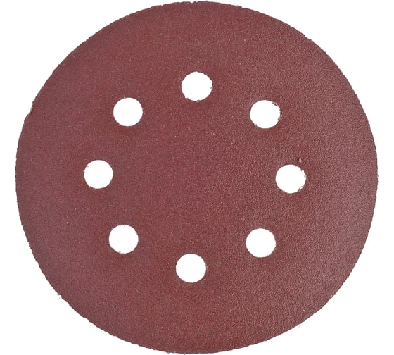 Круг шлифовальный (5 шт; 125 мм; 8 отверстий; P120; липучка) Sturm 9010-1258-120