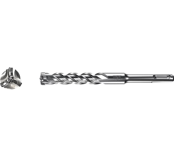 Бур по бетону Trijet SDS-plus 6x100x160 мм, 10 шт Heller 27223 1