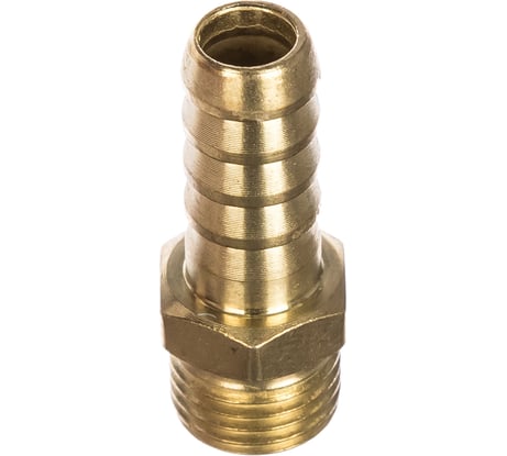 Переходник наружная резьба 1/4" - ёлочка 10 мм с обжимным кольцом Zitrek 018-0947