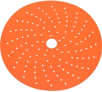 Диск шлифовальный на бумажной основе 518 Orange Ceramic Multi holes Р320 (5 шт; 150 мм) SANDWOX 518.150.320.LC.5