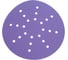 Диск шлифовальный на пленочной основе 328 Purple Zirconia 225 мм, 24 отверстия, Р80, 5шт SANDWOX 328.225.080.24.5 1