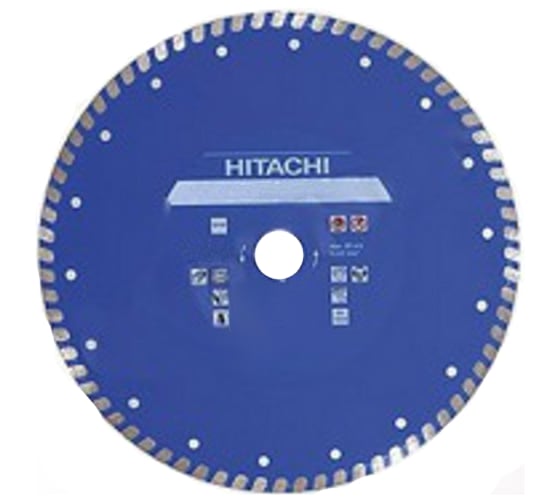 Диск алмазный отрезной по бетону Турбо (125х22.2 мм) для УШМ Hitachi HTC-752842