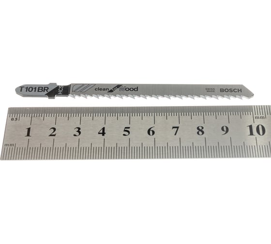 Пилки для лобзика по дереву T101BR (100 мм; 3 шт.) Bosch 2608633779
