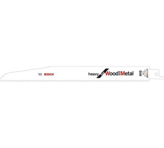 Полотно пильное по металлу и дереву S1110DF (225 мм; 5 шт.) Bosch 2608656257 1
