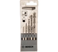 Набор сверл по дереву 5 шт. 2-6 мм Bosch 2608595525