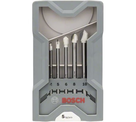 Набор X-Pro 5 свёрл Expertceramic 4-10 мм Bosch 2608587169