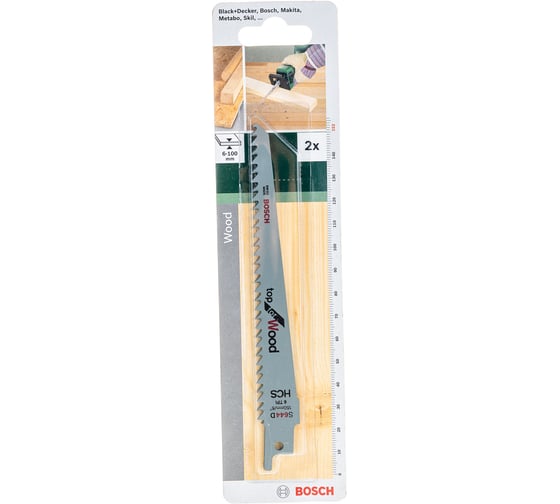 Полотно пильное по дереву S644D (150 мм; 2 шт.) Bosch 2609256701