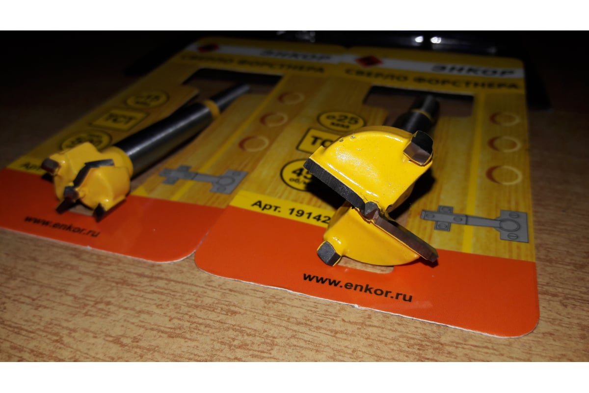 Сверло Форстнера ТСТ для ДСП, 25 мм Энкор 19142 - выгодная цена, отзывы ...