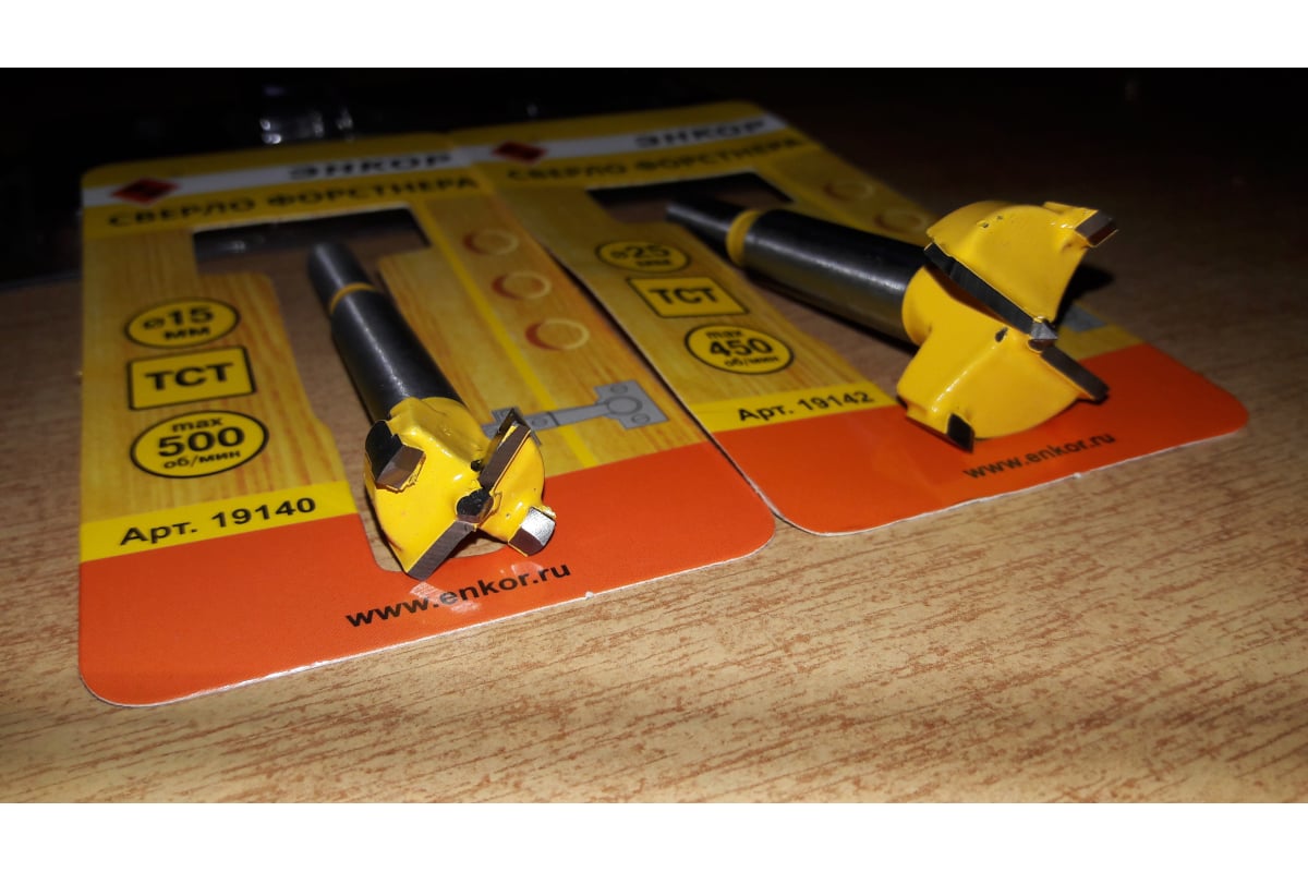 Сверло Форстнера ТСТ для ДСП, 25 мм Энкор 19142 - выгодная цена, отзывы ...