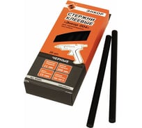 Стержни клеевые 11х200мм, 20 шт, черный Энкор 004 505004