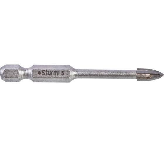 Сверло по кафелю (5х65 мм; 1/4HEX) Sturm 5380101