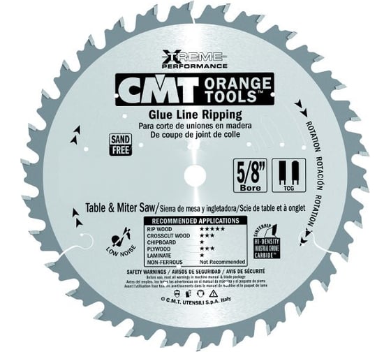 Диск пильный 305х4,2/2,8х30 Z=36 TCG CMT 203.036.12M 1