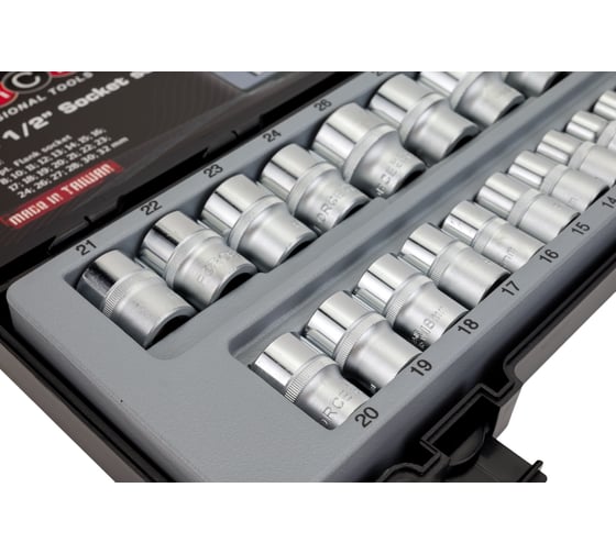 Набор головок 1/2" 21 шт. FORCE 4212