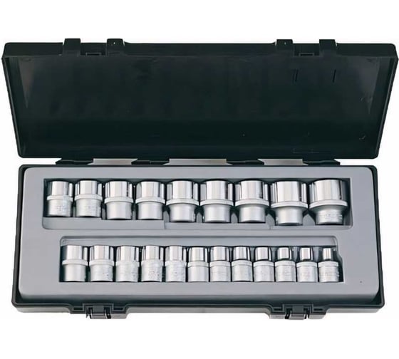 Набор головок 1/2" 12-гранные 21 шт. FORCE 4212-9 1