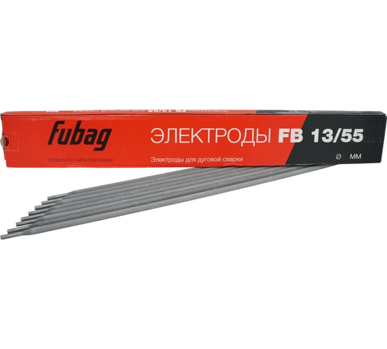 Электрод сварочный с основным покрытием FB 13/55 (0.9 кг; 4 мм) FUBAG 38882 1