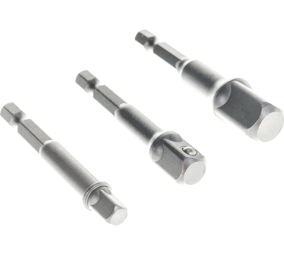 Набор адаптеров JTC 1/2"X73L, 3/8"x65L, 1/4"X65L /10/40 7670 JTC-7670