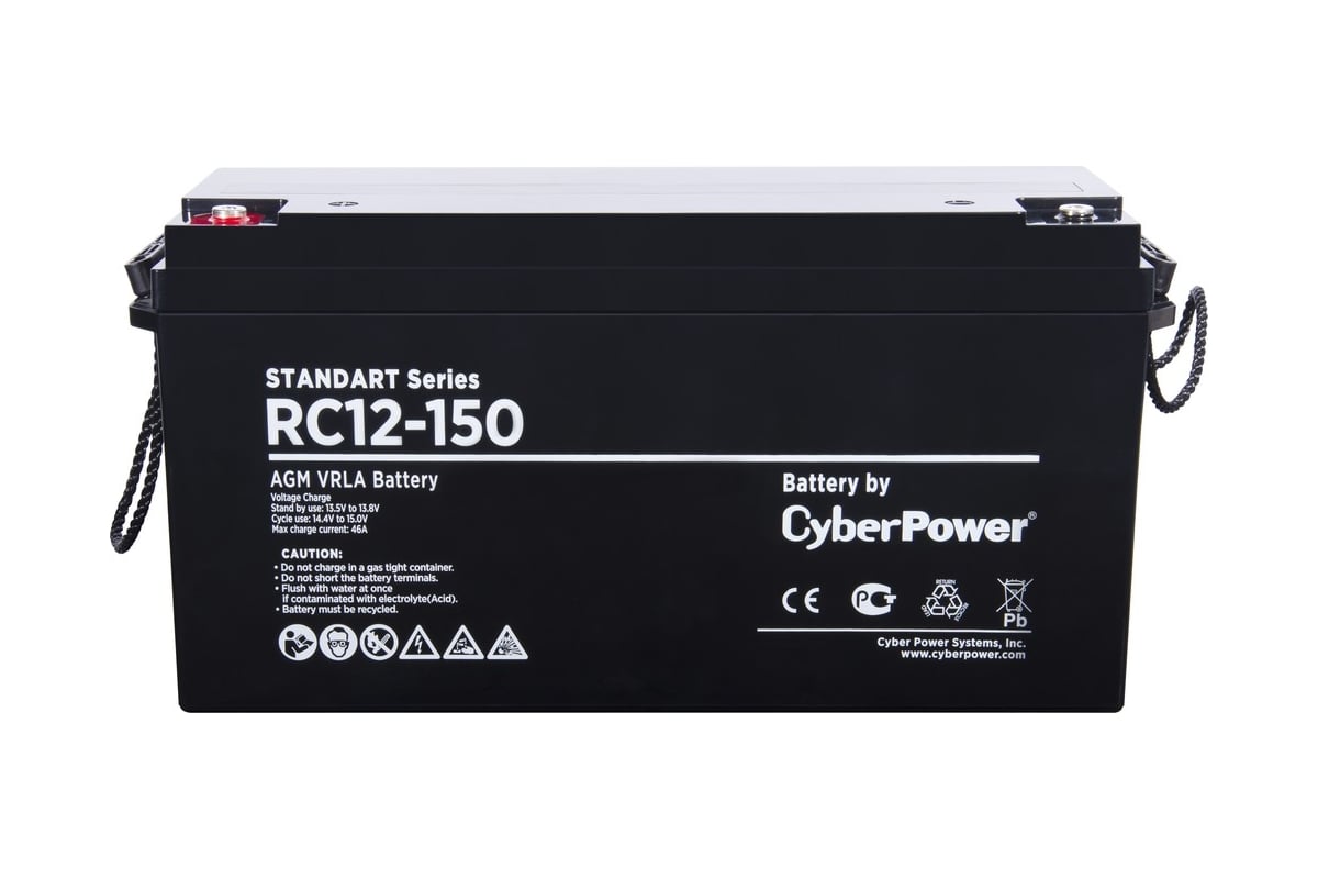 Аккумуляторная батарея RС 12-150 / 12В, 155 Ач CYBERPOWER RС 12-150 ...