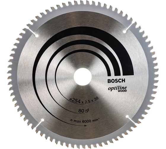 Диск пильный по древесине 254х30 мм Bosch 2.608.640.437 1