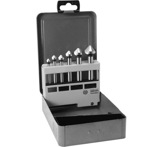 Набор из 6 зенкеров (6,3; 8; 10; 12;16; 20) Bucovice Tools 741805