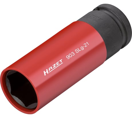 Головка торцевая ударная 6 гранная, для колесных легкосплавных дисков, 21 мм HAZET 903SLG-21