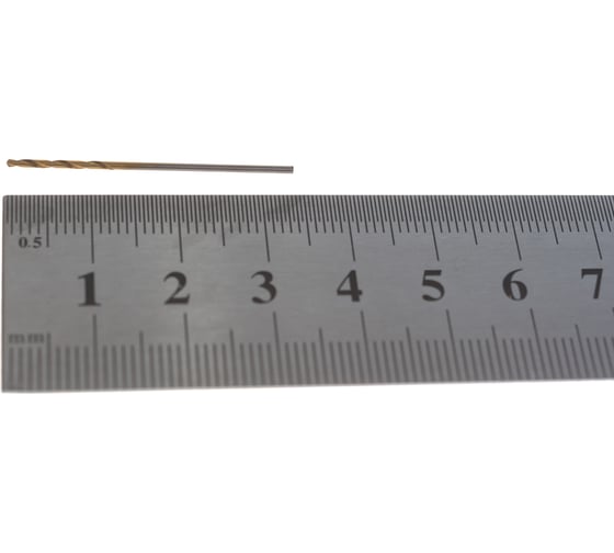 Набор сверл по металлу РемоКолор, из стали Р6М5/HSS TIN, 1 мм (уп. 2 шт.) 35-5-610