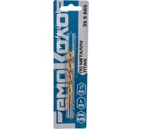 Сверло по металлу HSS TIN (6.5х101 мм; Р6М5) РемоКолор 35-5-665